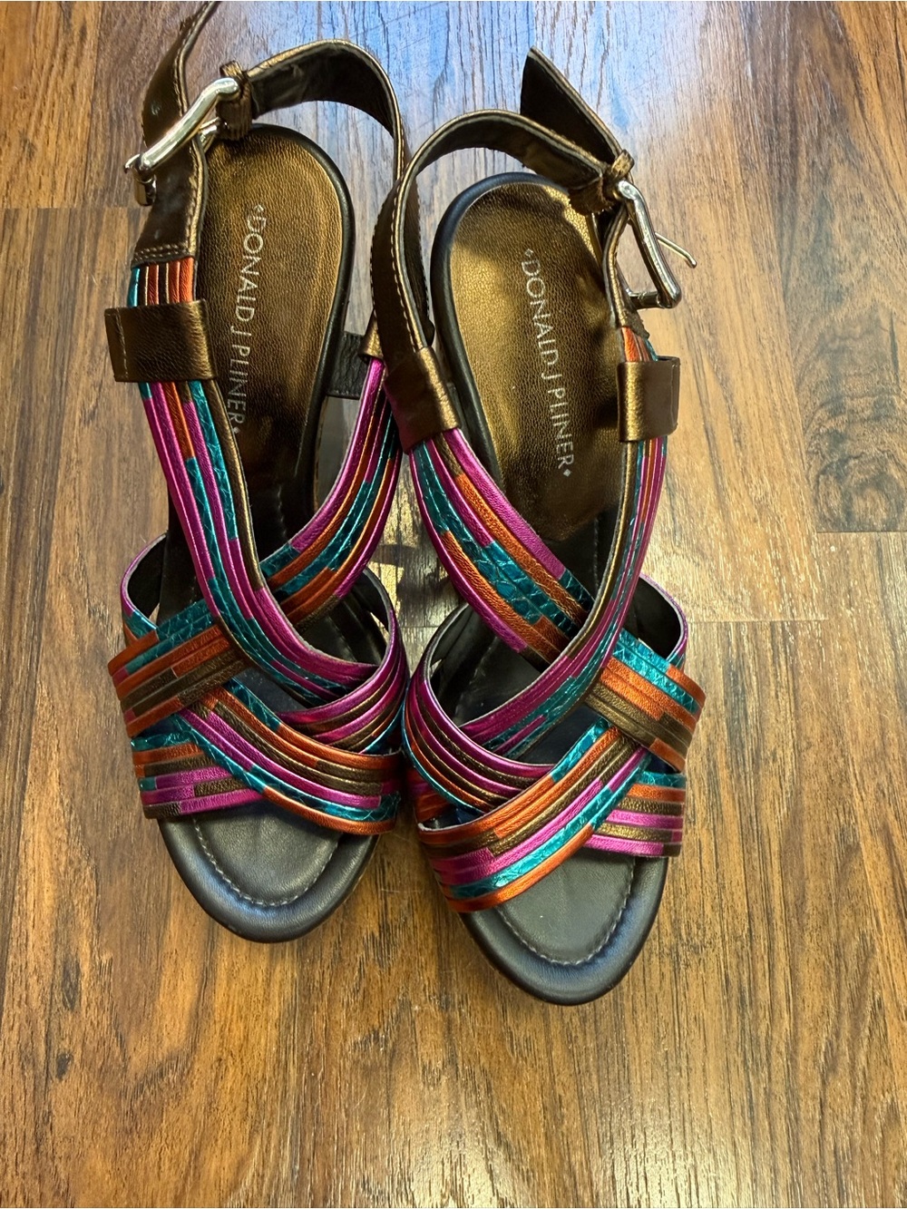 Donald J. Pliner Multicolor Strappy Women’s Sandals